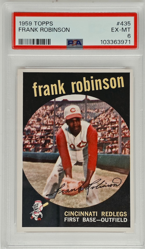 【PSA 6 EX-MT】フランク・ロビンソン | 1959 Topps #435 | シンシナティ・レッズ