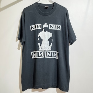 90s FRUIT OF THE ROOM "NINE INCH NEILS" T-Shirt 90年代 フルーツオブザルーム ナインチネイルズ Tシャツ バンドT バンT XL