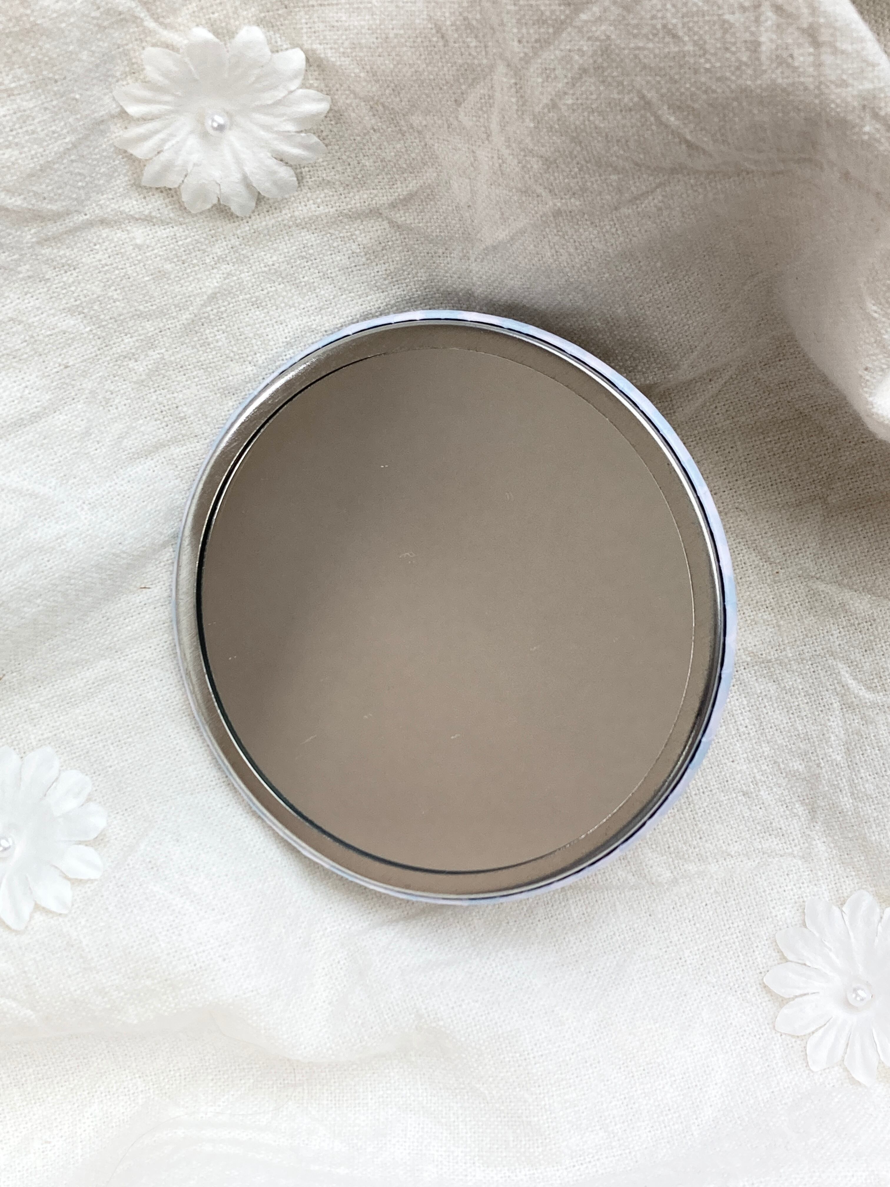 イラストコンパクトミラー◎猫との時間