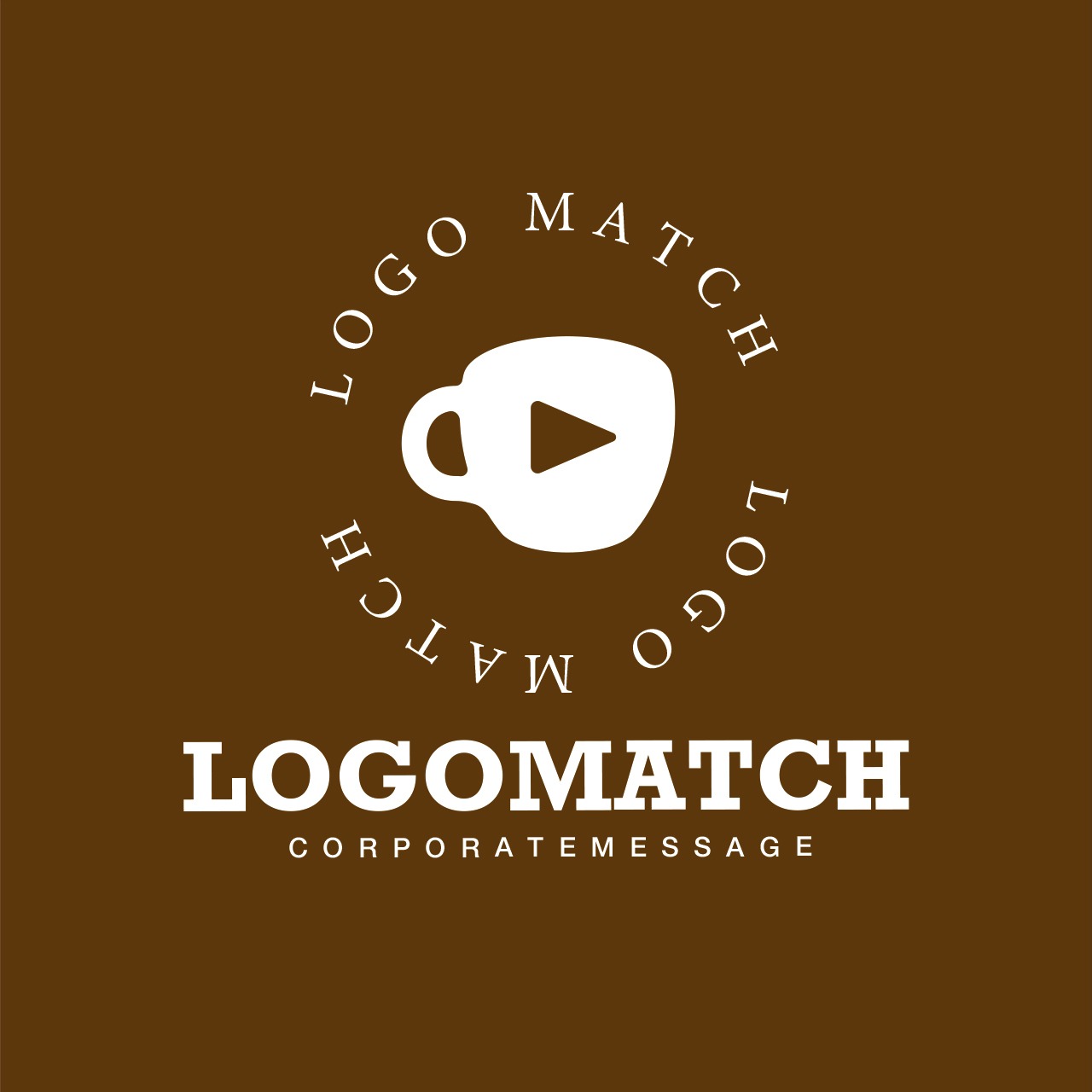 コンテンツを楽しむカフェのロゴ