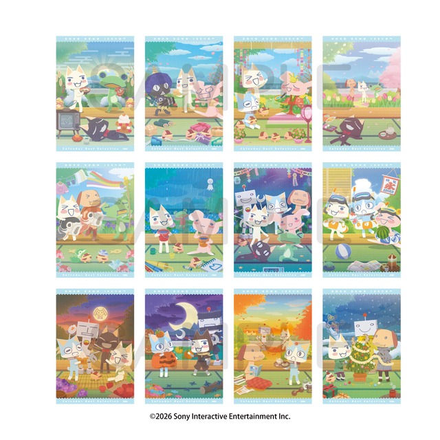 どこでもいっしょ イラストカードセット カレンダーベストセレクション vol.2