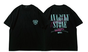 ANARCHY STONE ロゴ T-shirt 【Black】