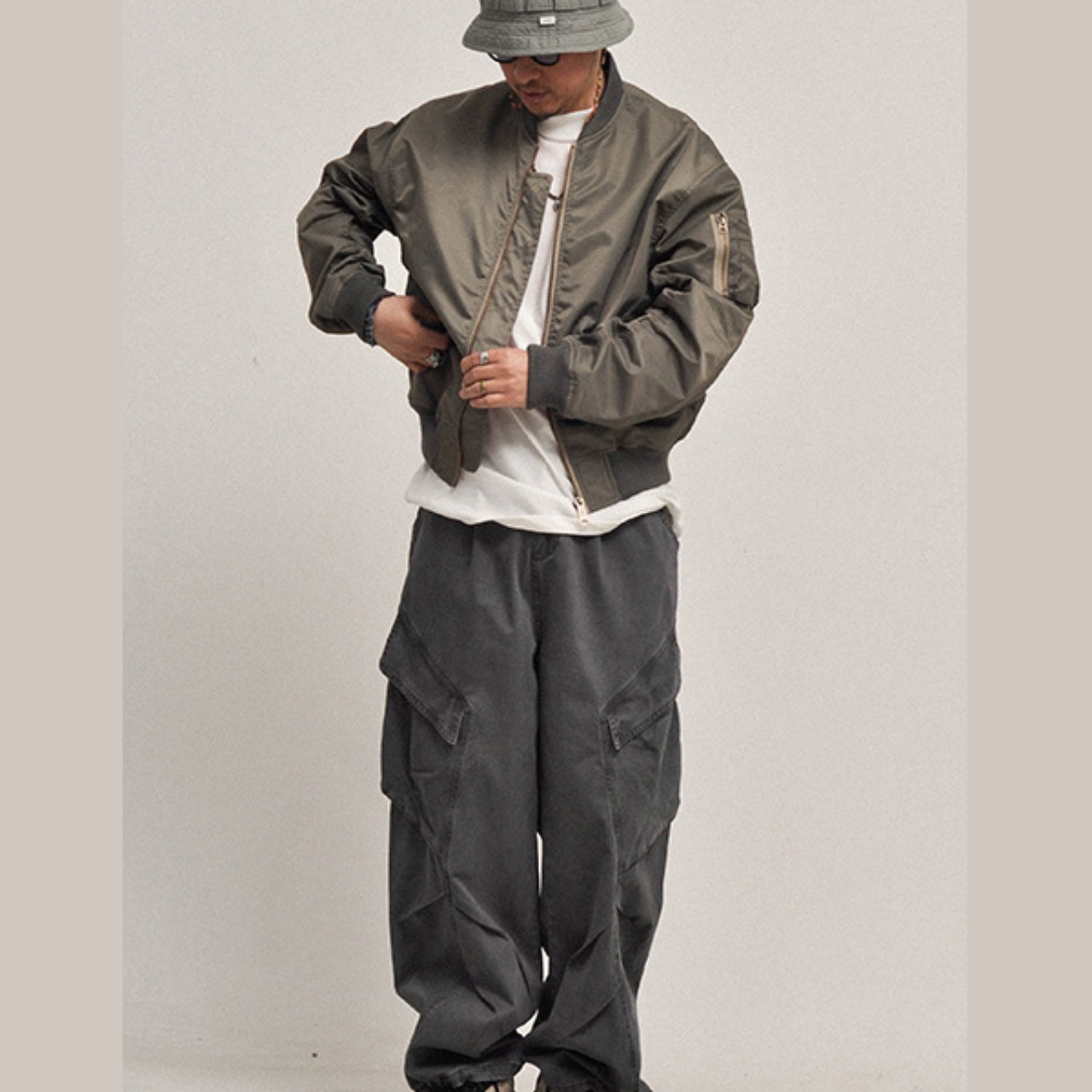 ミリタリー ボンバー ジャケット K5419 - 2