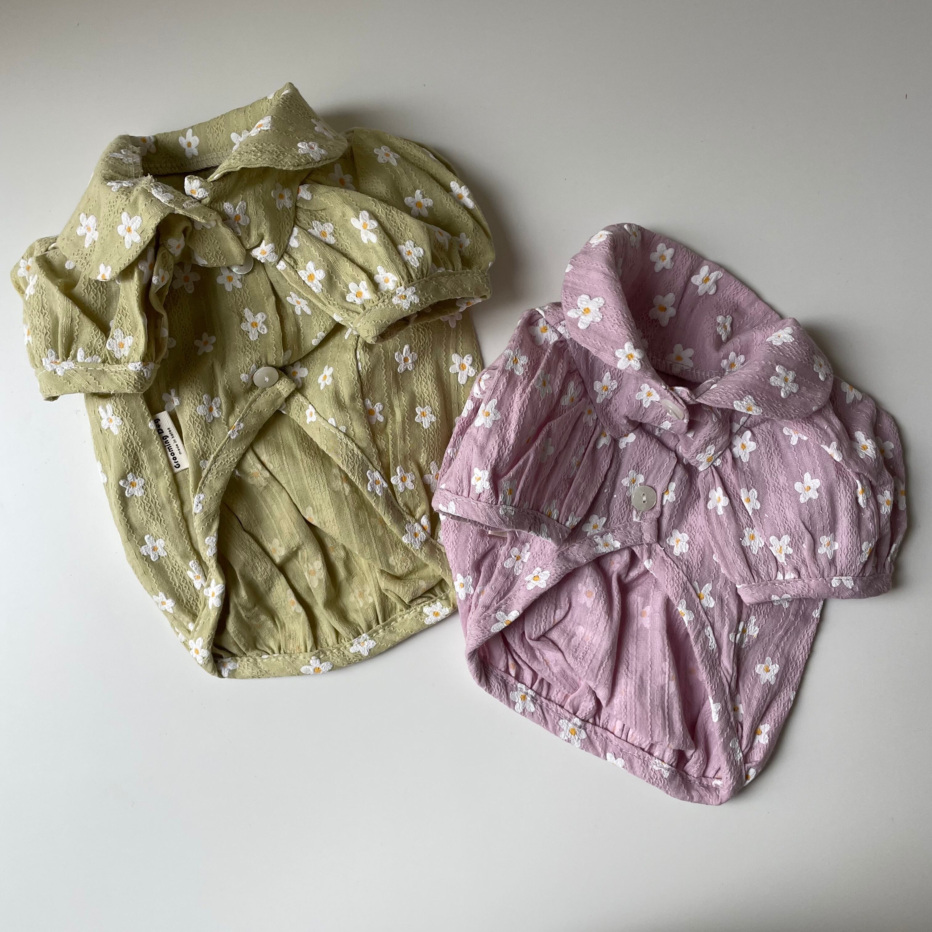 即納/【grooming dog】puffed sleevestops