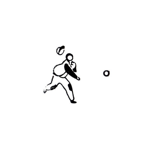 キャッチボール / 投げる子　A thrower