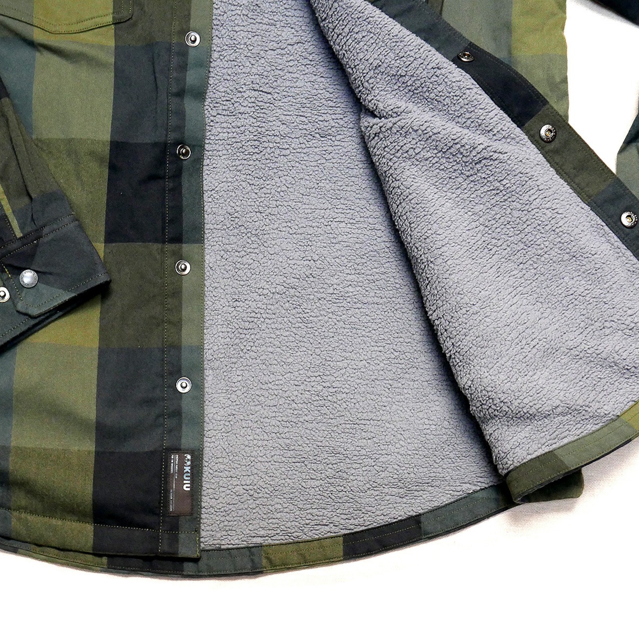【KUIU】フィールド フランネル フリースシャツジャケット ベルデプラッド Lサイズ