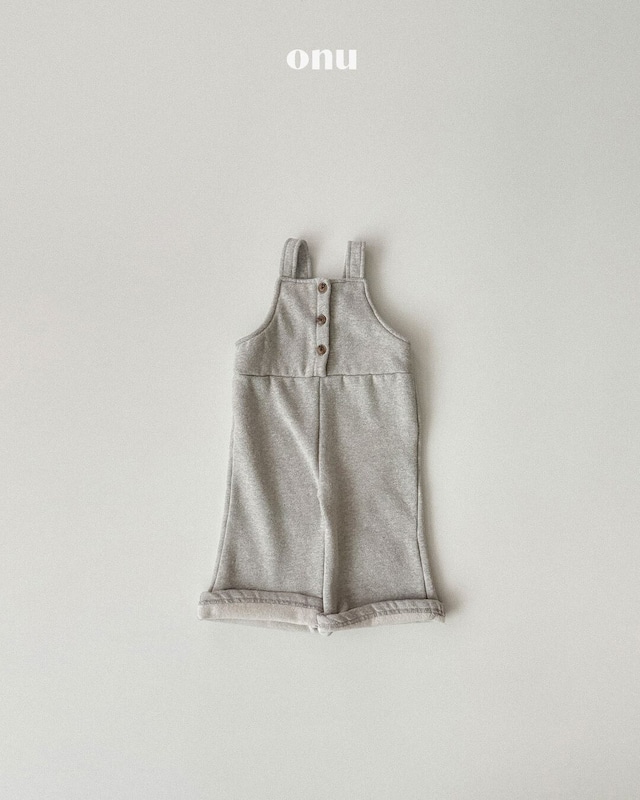 予約⌇onu/ Fleece-lined sweat overalls