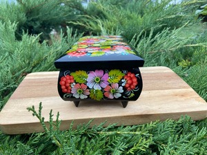 ペトリキフカ・ジュエリーボックス21 cm（Khomenko）