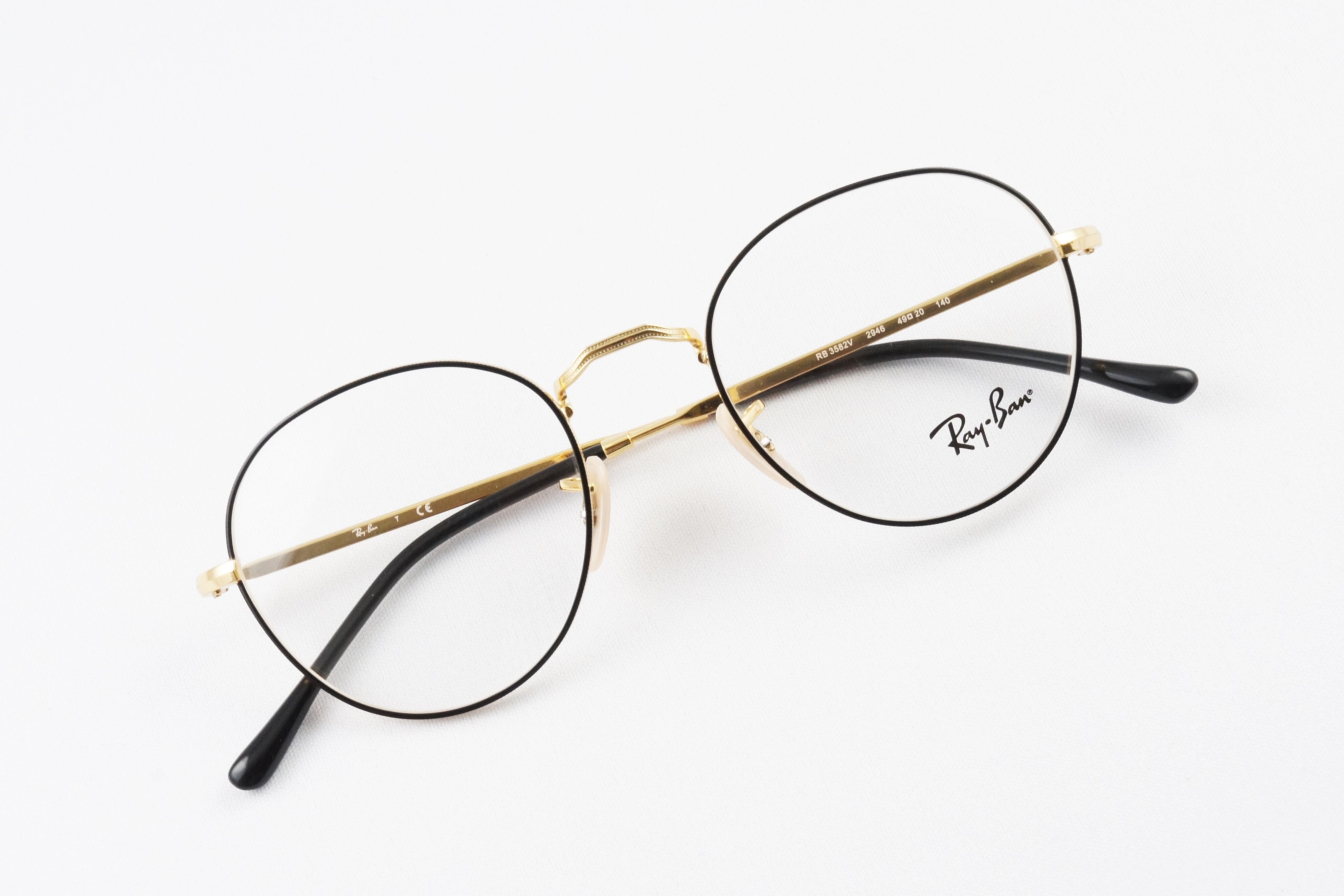 Ray-Ban メガネ RX3582V 2946 ボストン クラシカル 丸メガネ 眼鏡