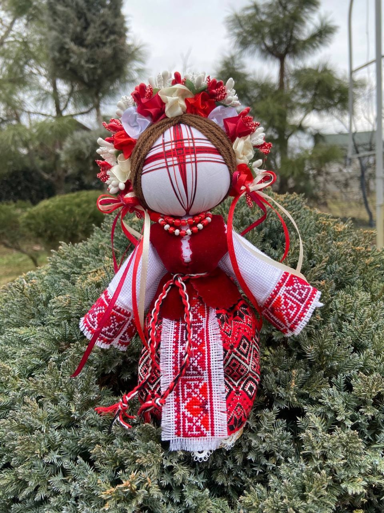 UA.Designer手作りモタンカ 25cm（ウクライナの御守り） - 1