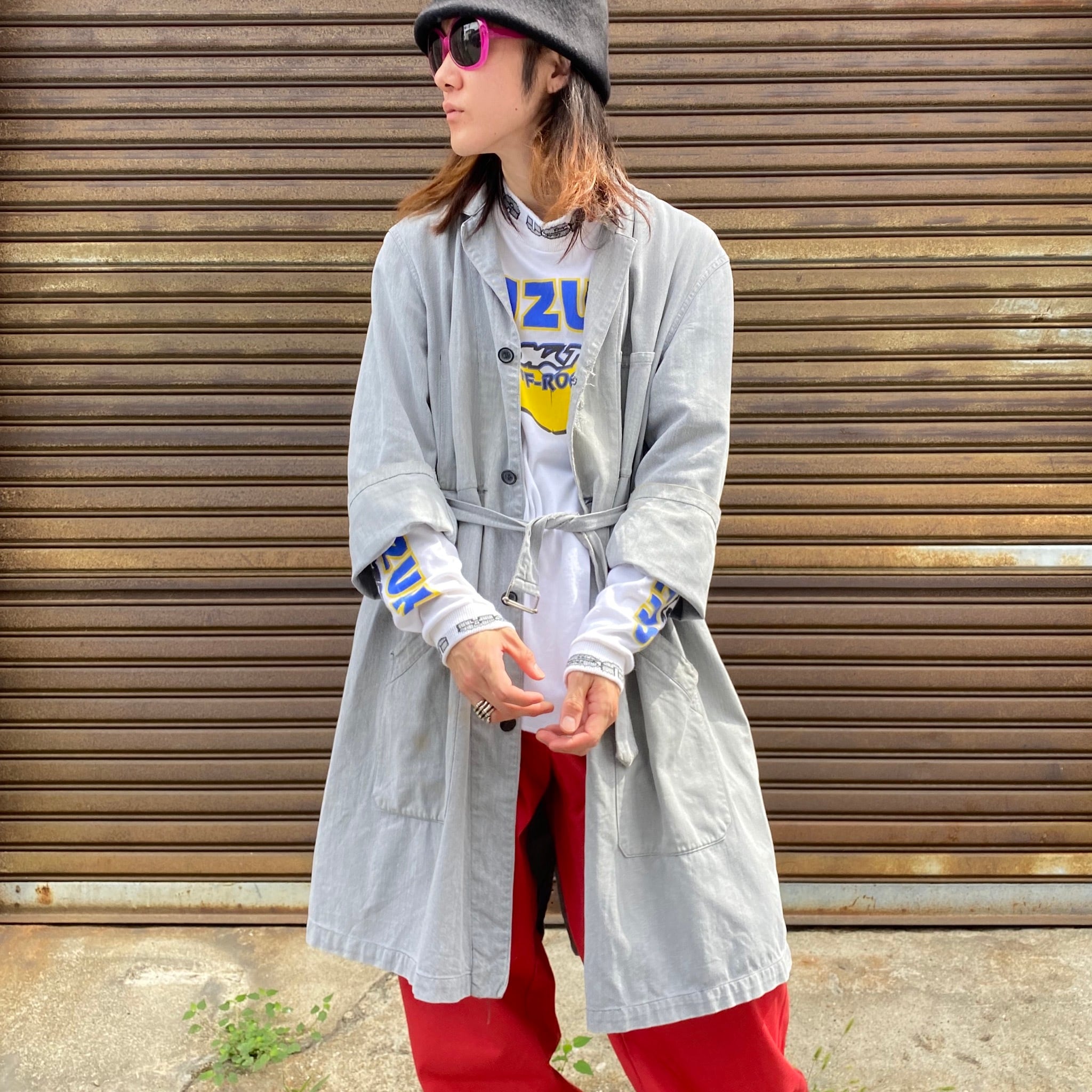 50年代 50s Le Conquerant ブラックシャンブレー 黒シャン ゴマ塩  