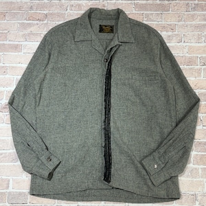 1960s SPORTMAN WOOL SHIRT GRAY