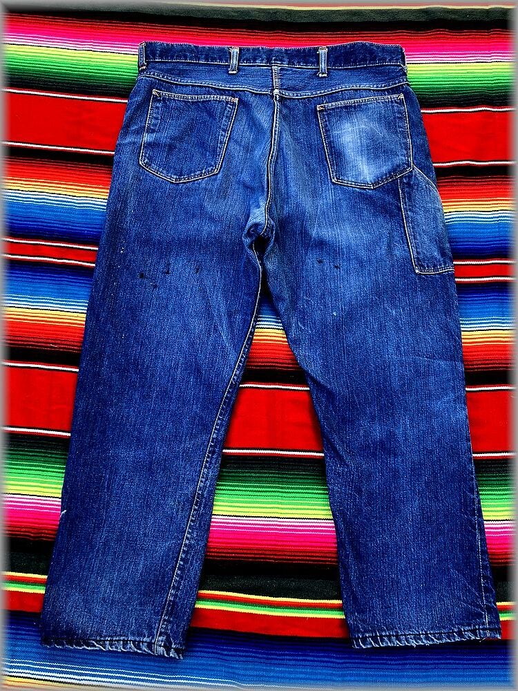 ☆ストアブランド系 ビンテージ 60s デニム ペインターパンツ W100cm位