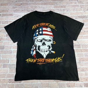 1990’S SKULL KICK THEIR ASS BLACK L