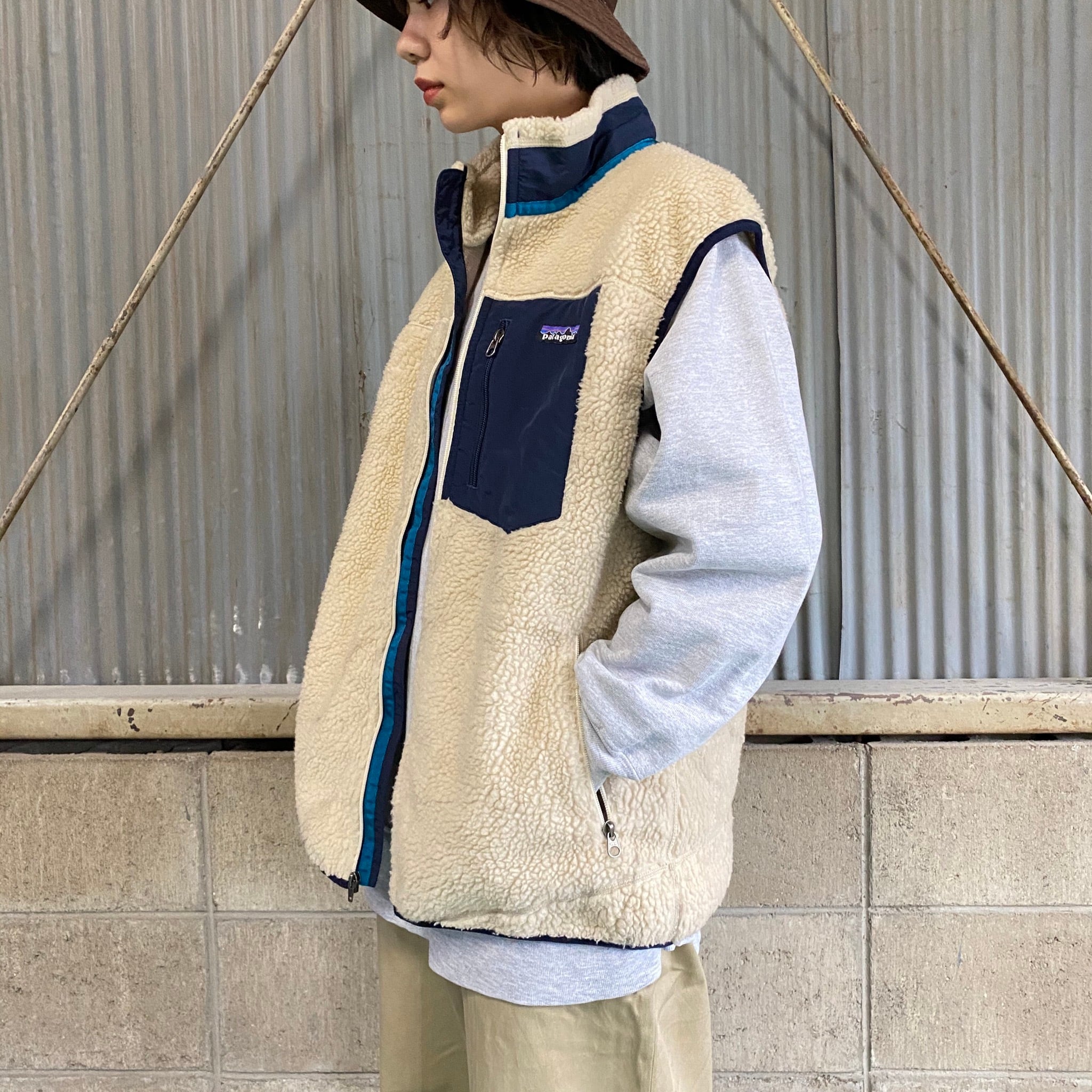 patagonia Classic Retro X Vest ネイビー S