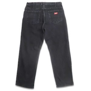古着 ディッキーズ Dickies ブラックデニムパンツ ジーンズ ジーパン 表記：W36L32　gd408855n w60321