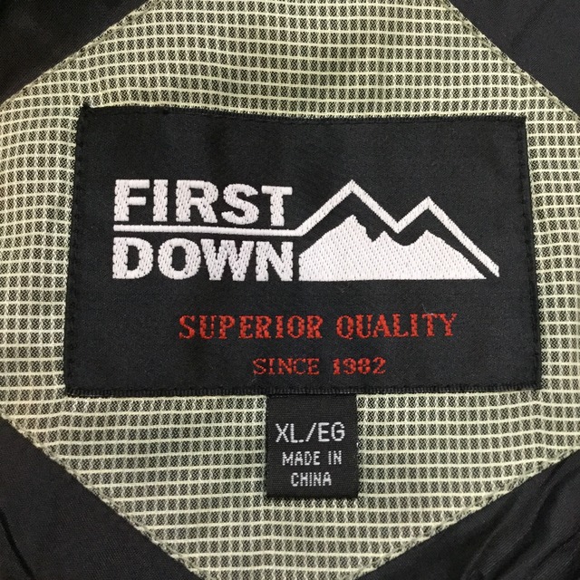 『送料無料』90s FIRST DOWN ファーストダウン ダウンジャケット フード着脱可