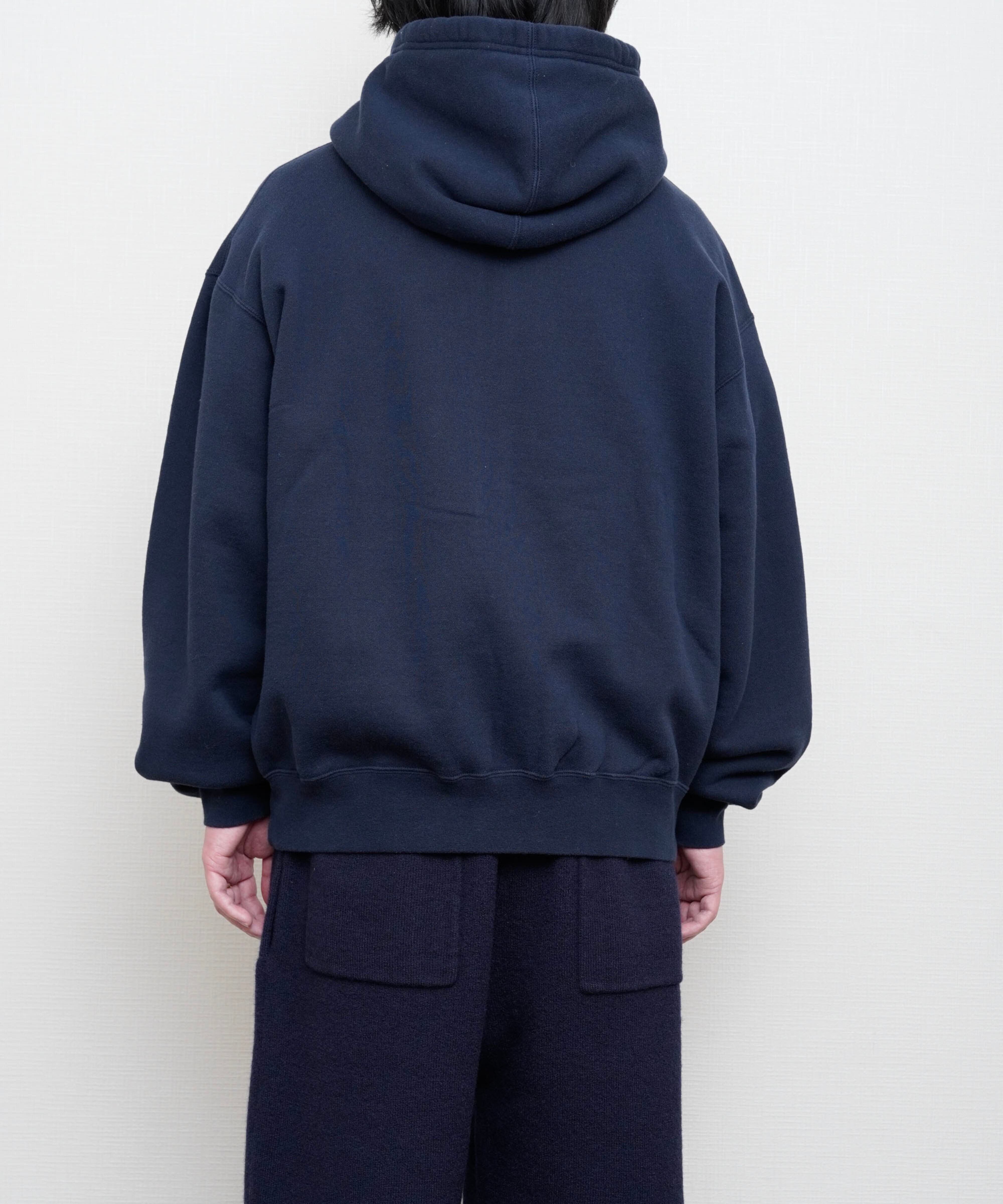 UNIVERSAL PRODUCTS. / 253-60102 JUMBERCA ZIP UP HOODIE (NAVY