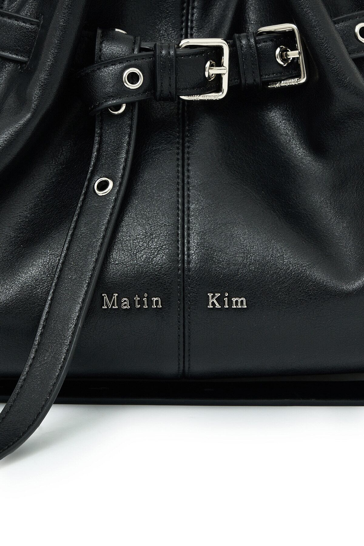 未使用　韓国　MATIN KIM BELTED MINI BUCKET BAG MK2611BG002MBB_1.jpg