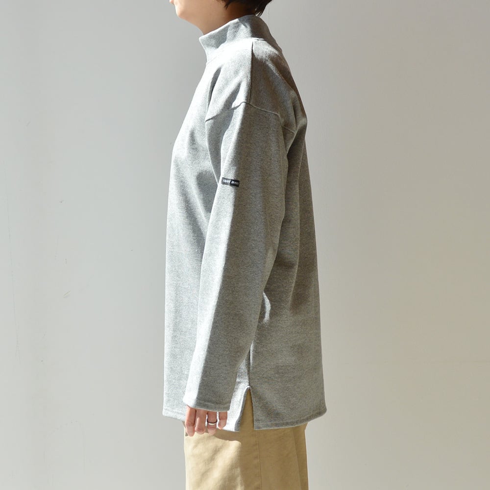 セントジェームス SAINT JAMES モックネックウェッソン(21JC GIENS II)GRIS(杢グレー)【レターパックプラス可】