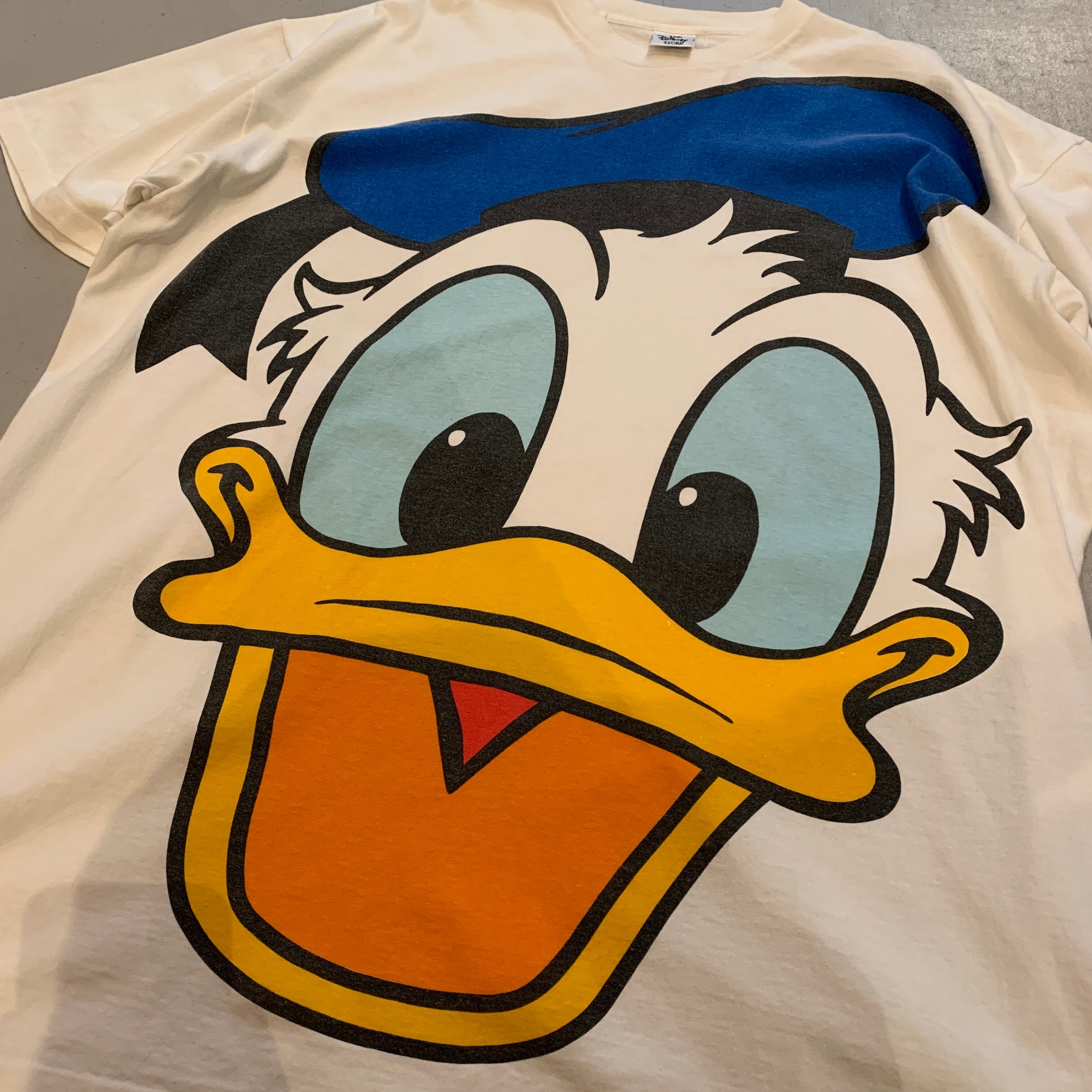 90s Donald Duck big face T-shirt【高円寺店】 | What