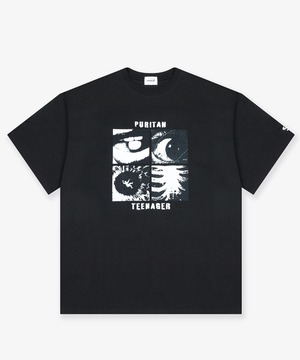 [GRAILZ]PURITAN TEENAGER T-SHIRTS(BLACK)
