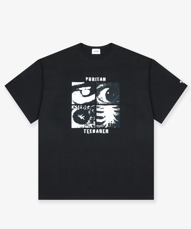 [GRAILZ]PURITAN TEENAGER T-SHIRTS(BLACK)