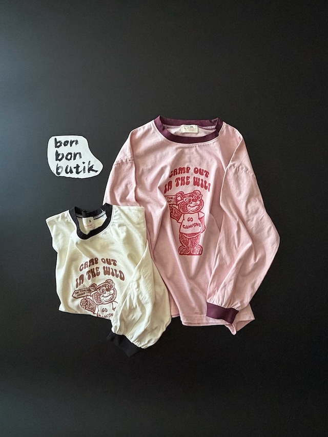 【取寄】bonbon butik|gomdori bear tee|コムドリベアTシャツ|XS-JM|kids&jr|26 autumn