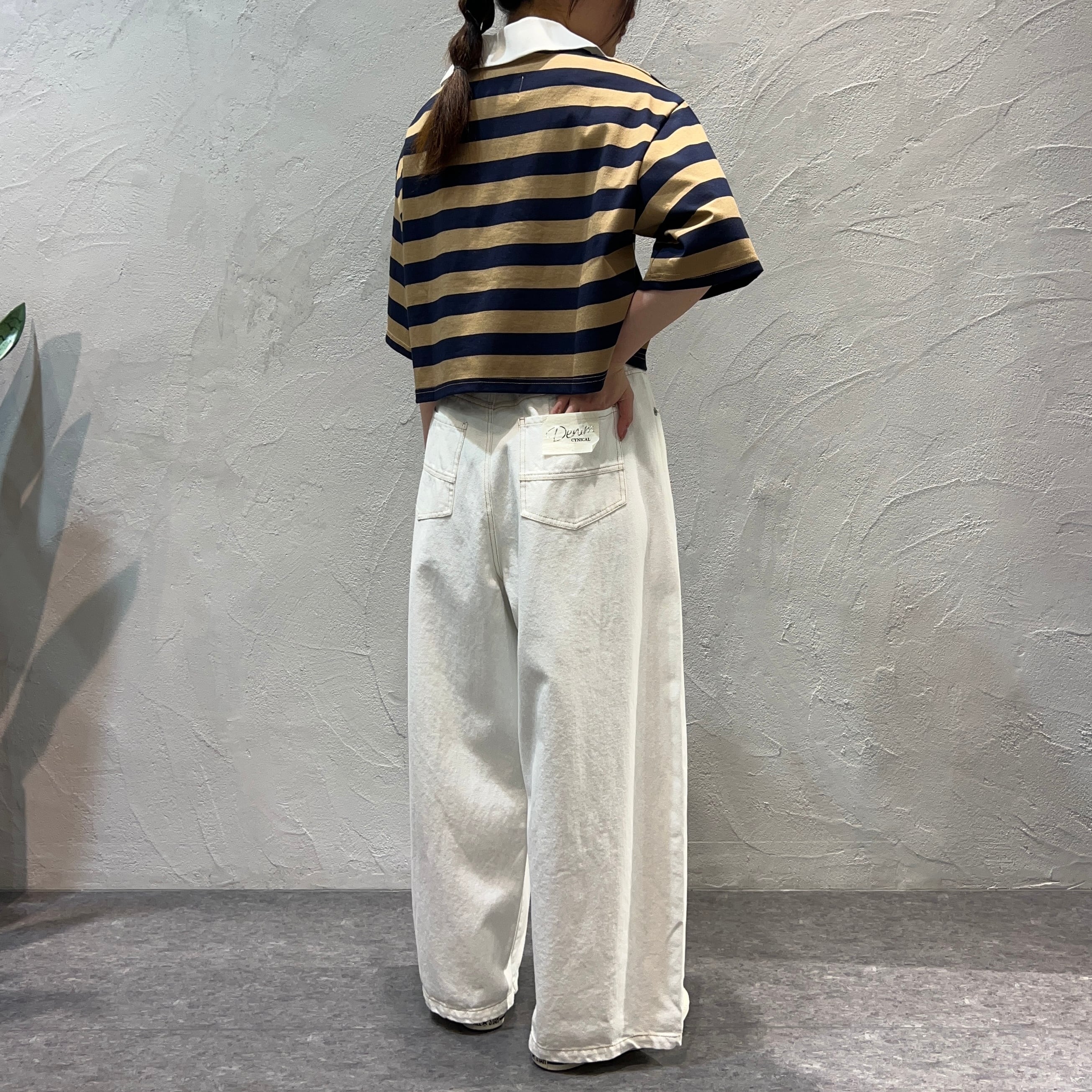 再入荷)【着用ライブあり】CYNICAL/ワイドコクーンデニムパンツ | 20ｰ