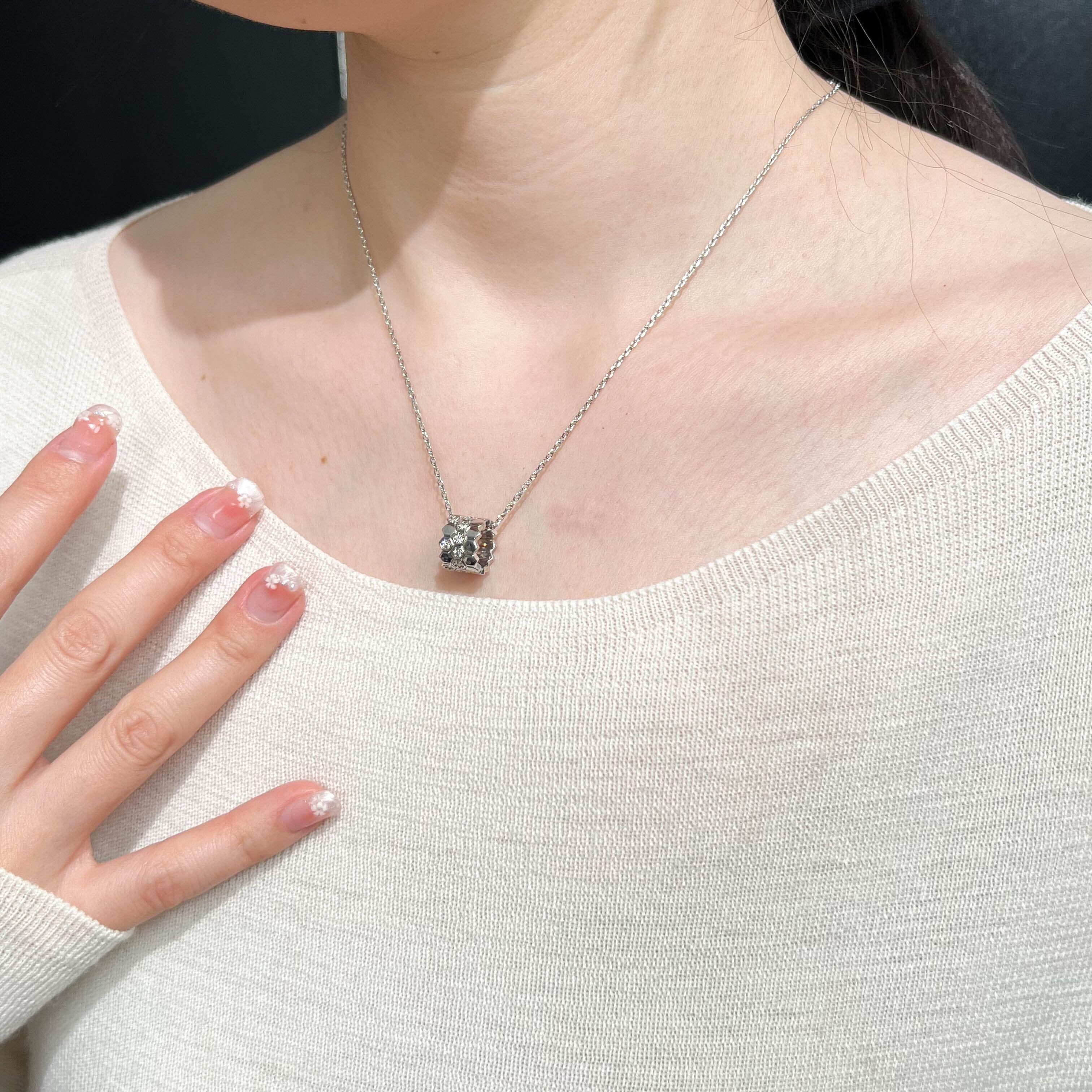 K18金メッキ×キュービックジルコニア ネックレス | hoshine