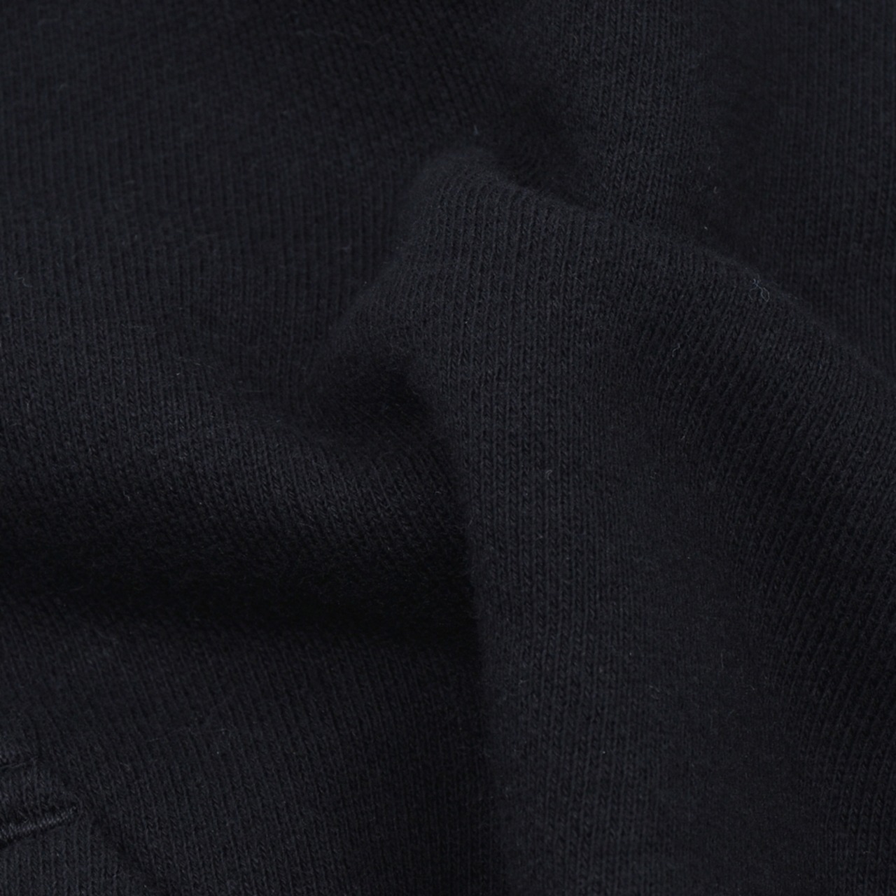 【WE11DONE】BLACK REPAIRED ZIP-UP HOODIE - 10