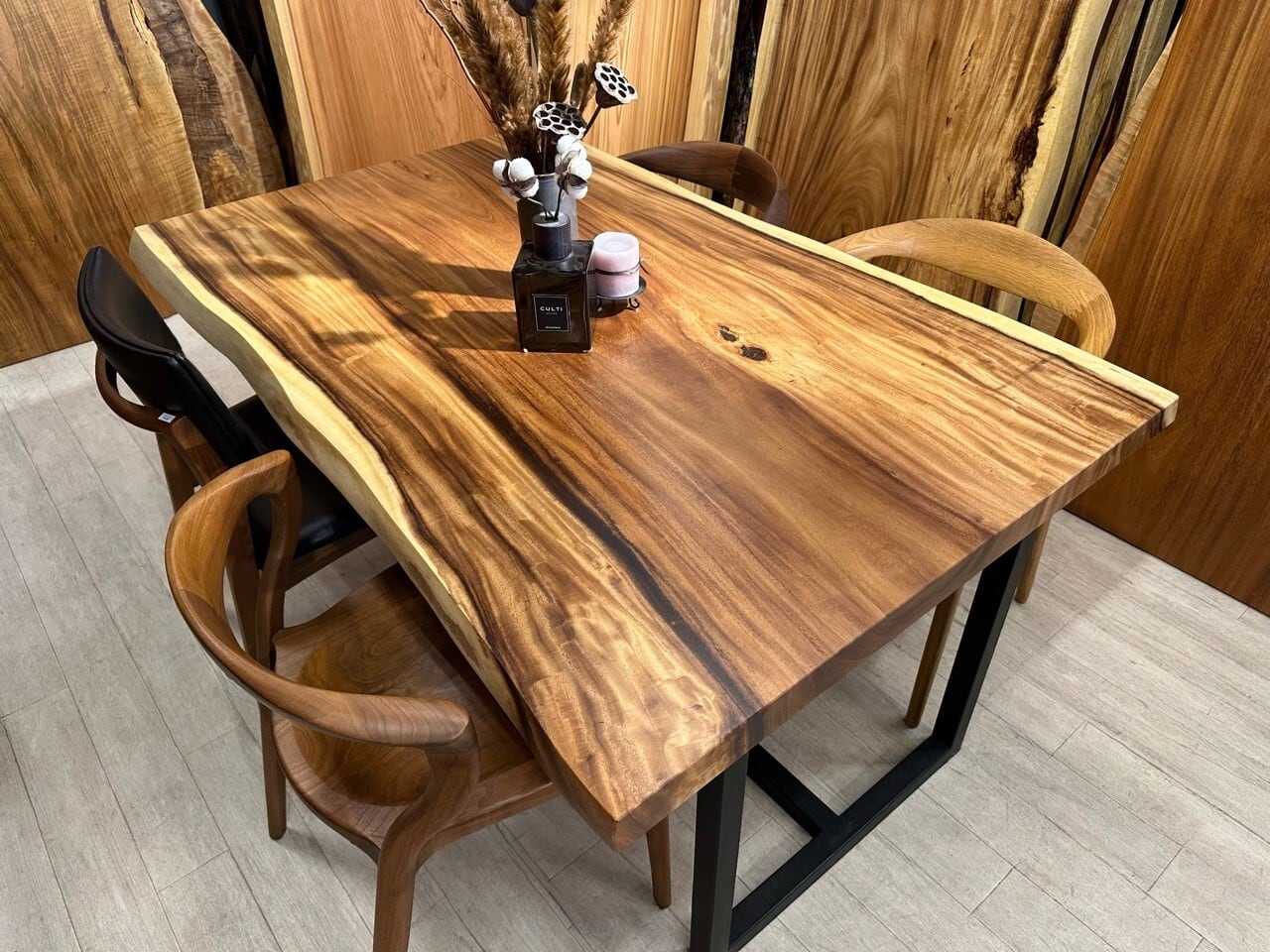 モンキーポッド_1500×910-950×50_浅草本店_テーブル天板/一枚板 252493