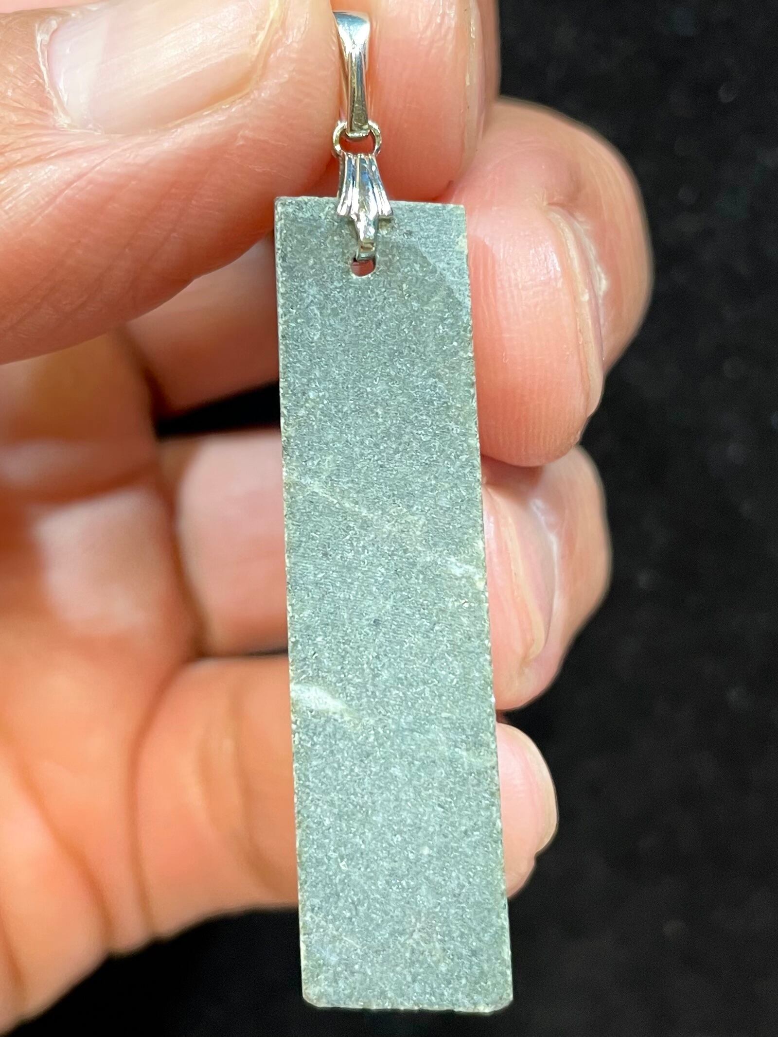 7) New!願い「高千穂・天照石」研磨原石シルバーPT