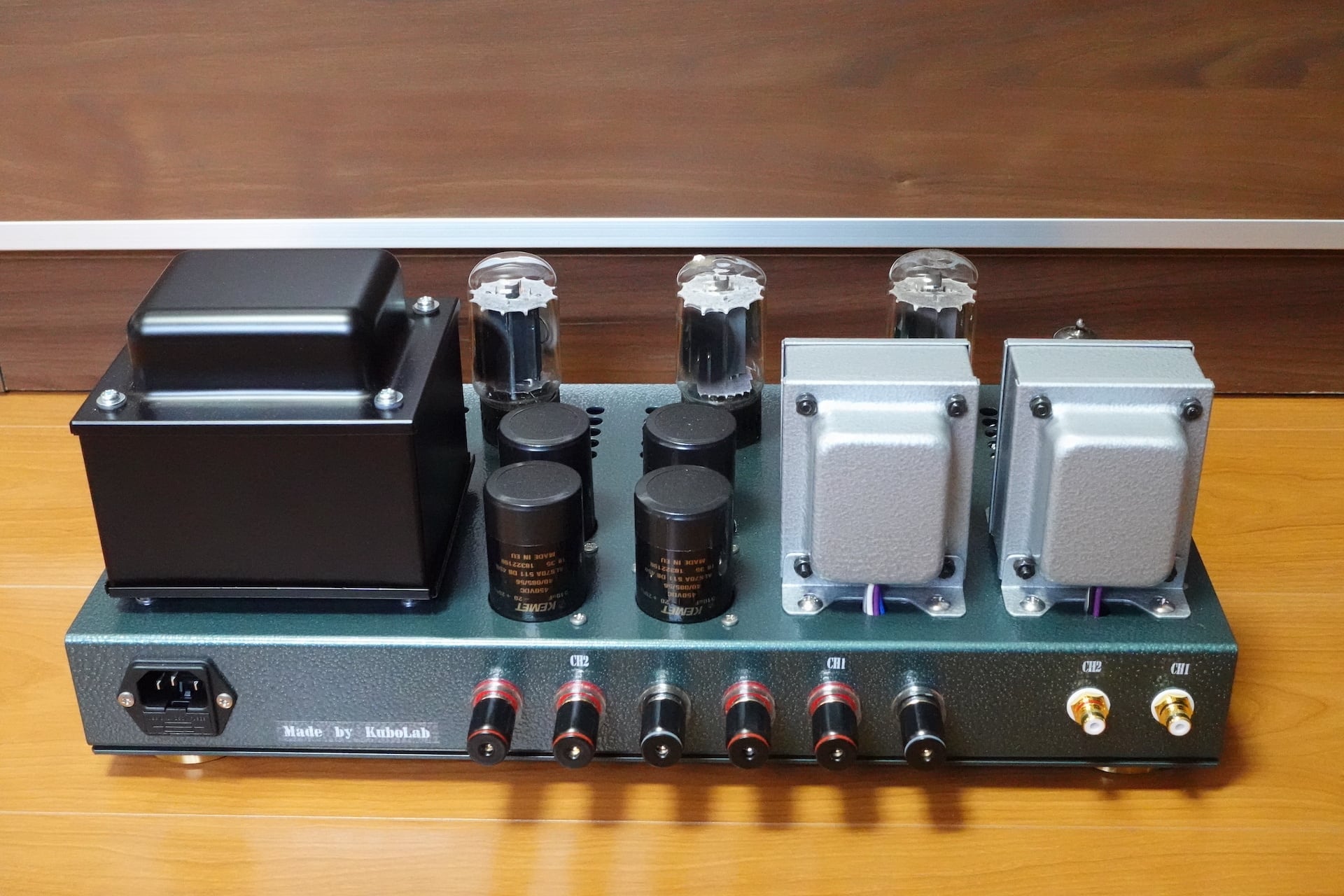 受注製作例＞6L6GCプッシュプルステレオアンプ 約20W 真空管アンプ 