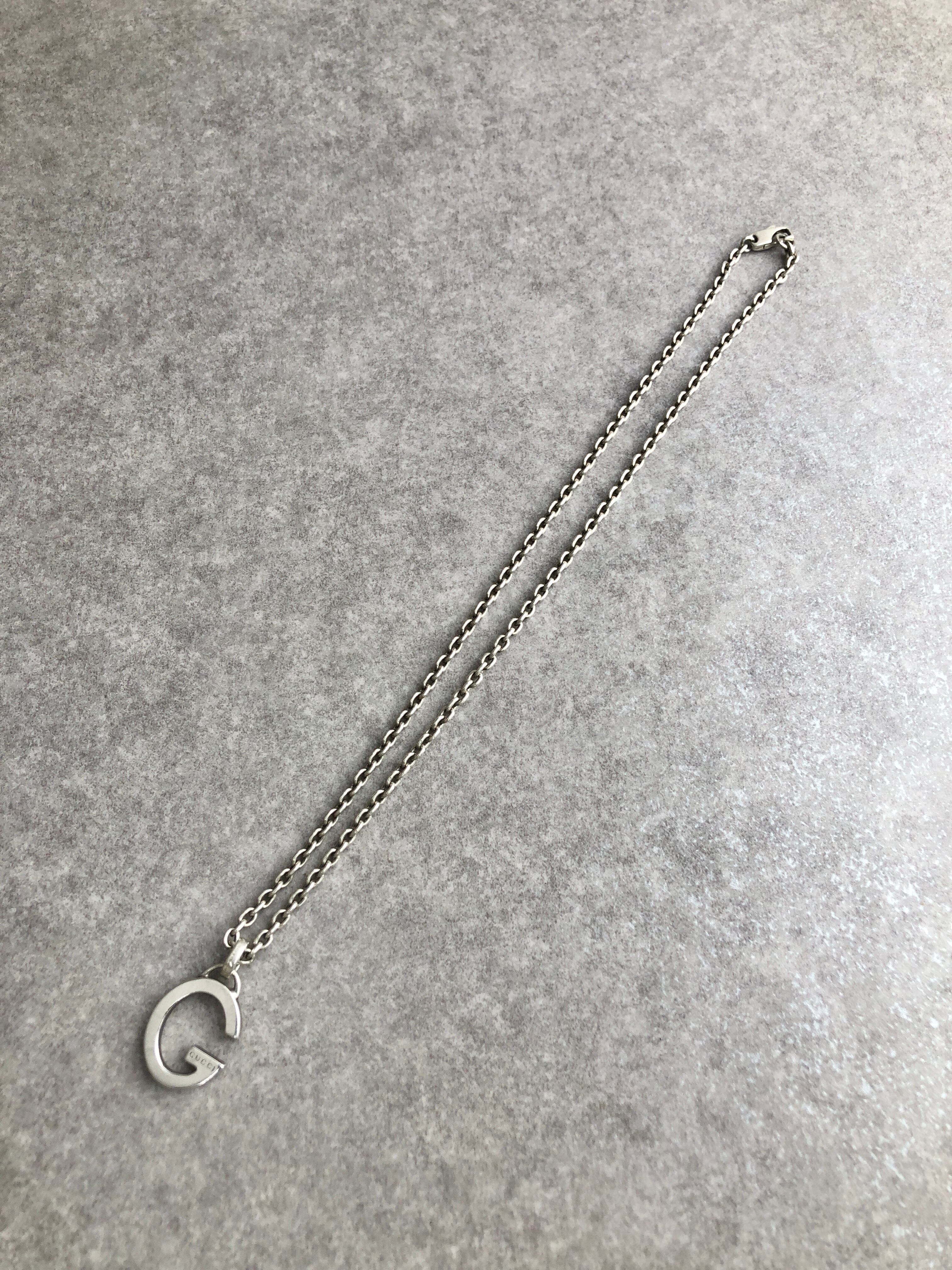 GUCCI グッチ ネックレス シルバー Gモチーフ 925 vintage