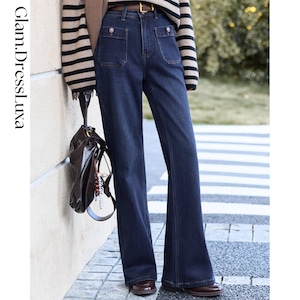 Thermal Denim Wide Pants_P437