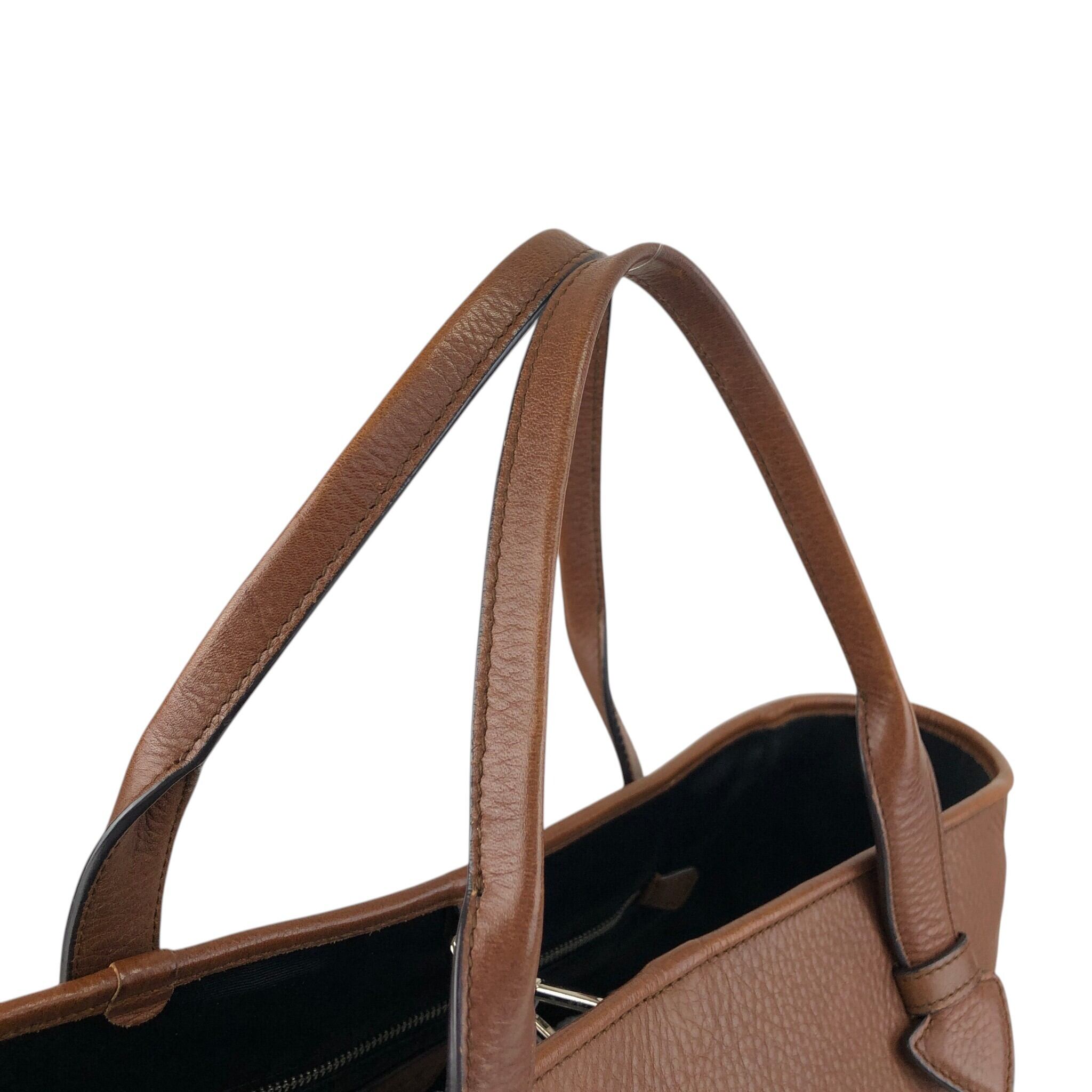 LOEWE ロエベ ヘリテージ トートバッグ ブラウン レザー vintage