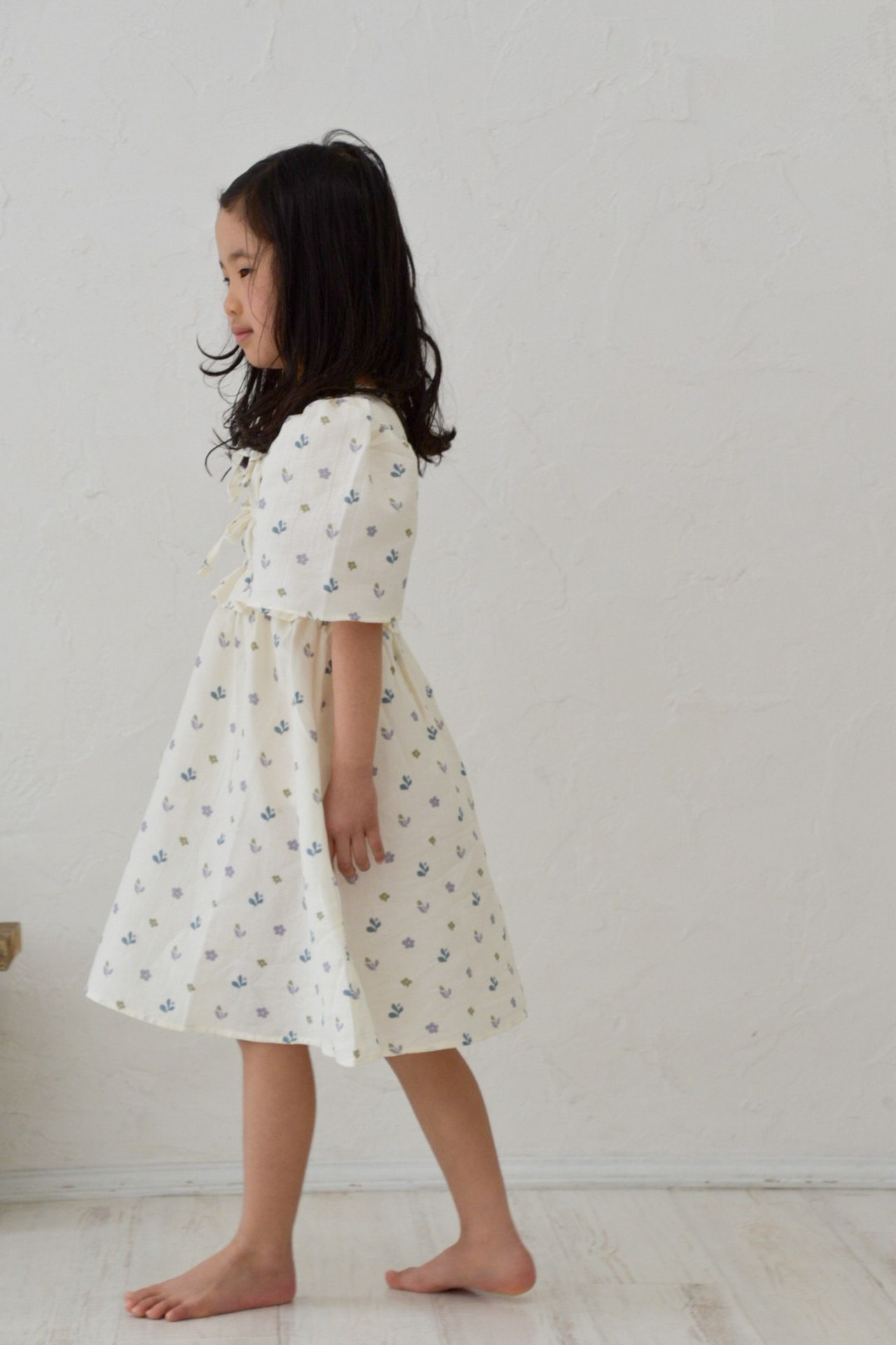 Mia Muslin Flower Dress / MIPOUNET