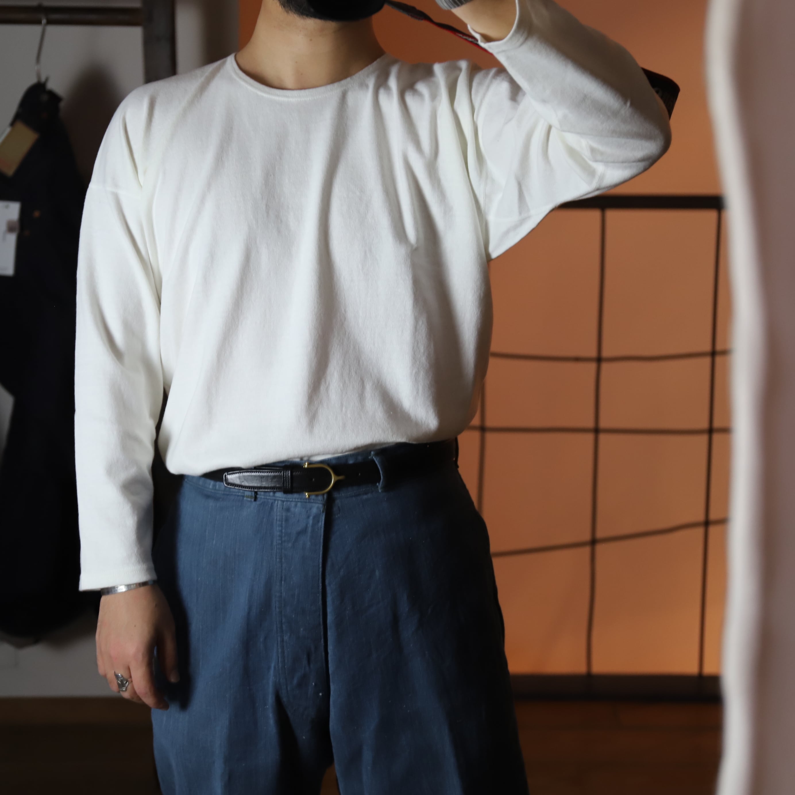 OLDE HOMESTEADER / “RUSTIC JERSEY” CREW NECK LONG SLEEVE | TIBETAN