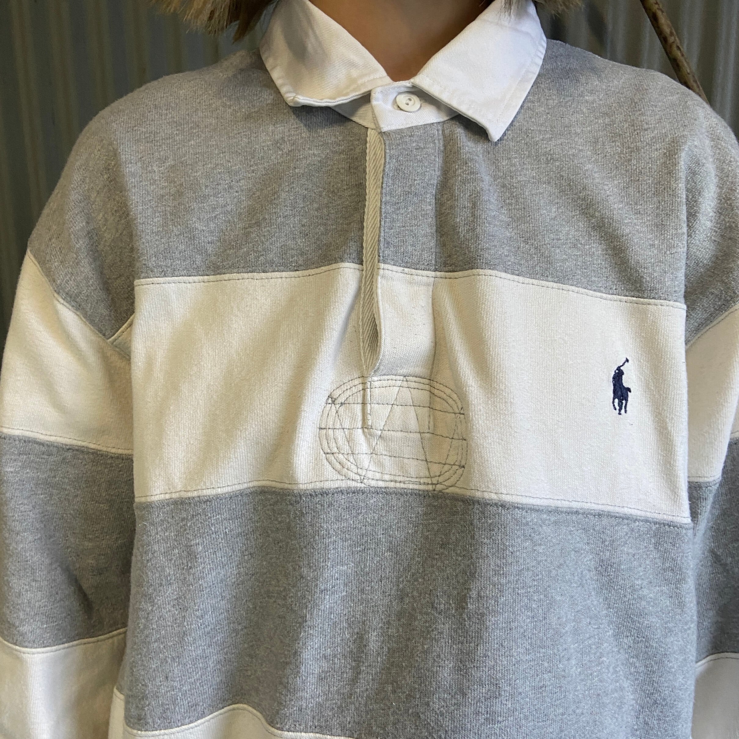 Polo by Ralph Lauren オールドラルフローレン ボーダー ラガーシャツ