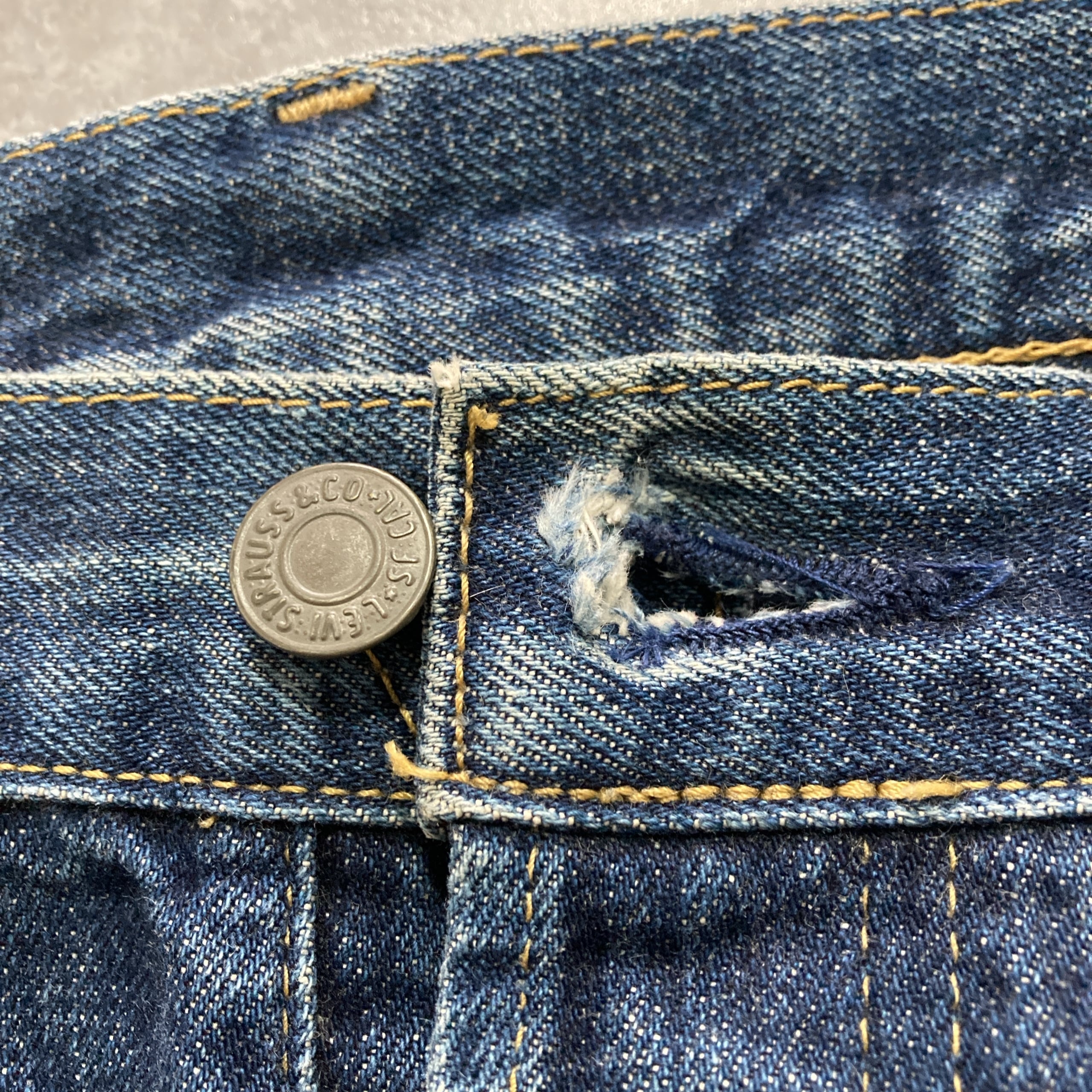W33 L36】90's Levis 503BXX リーバイス LVC 140周年 97年製 裏ボタン