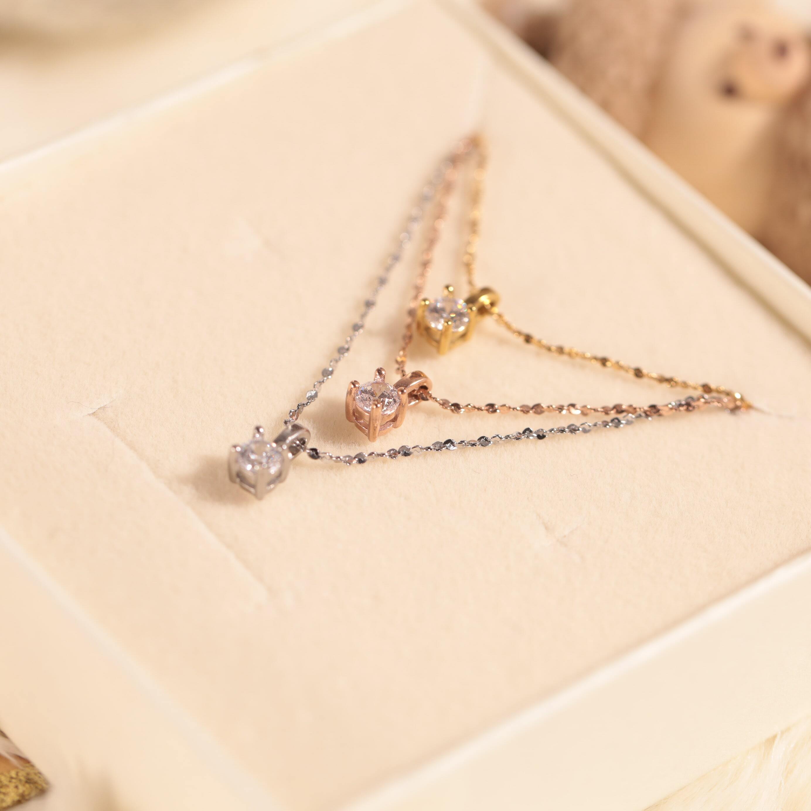 316L apire solitaire necklace | apire