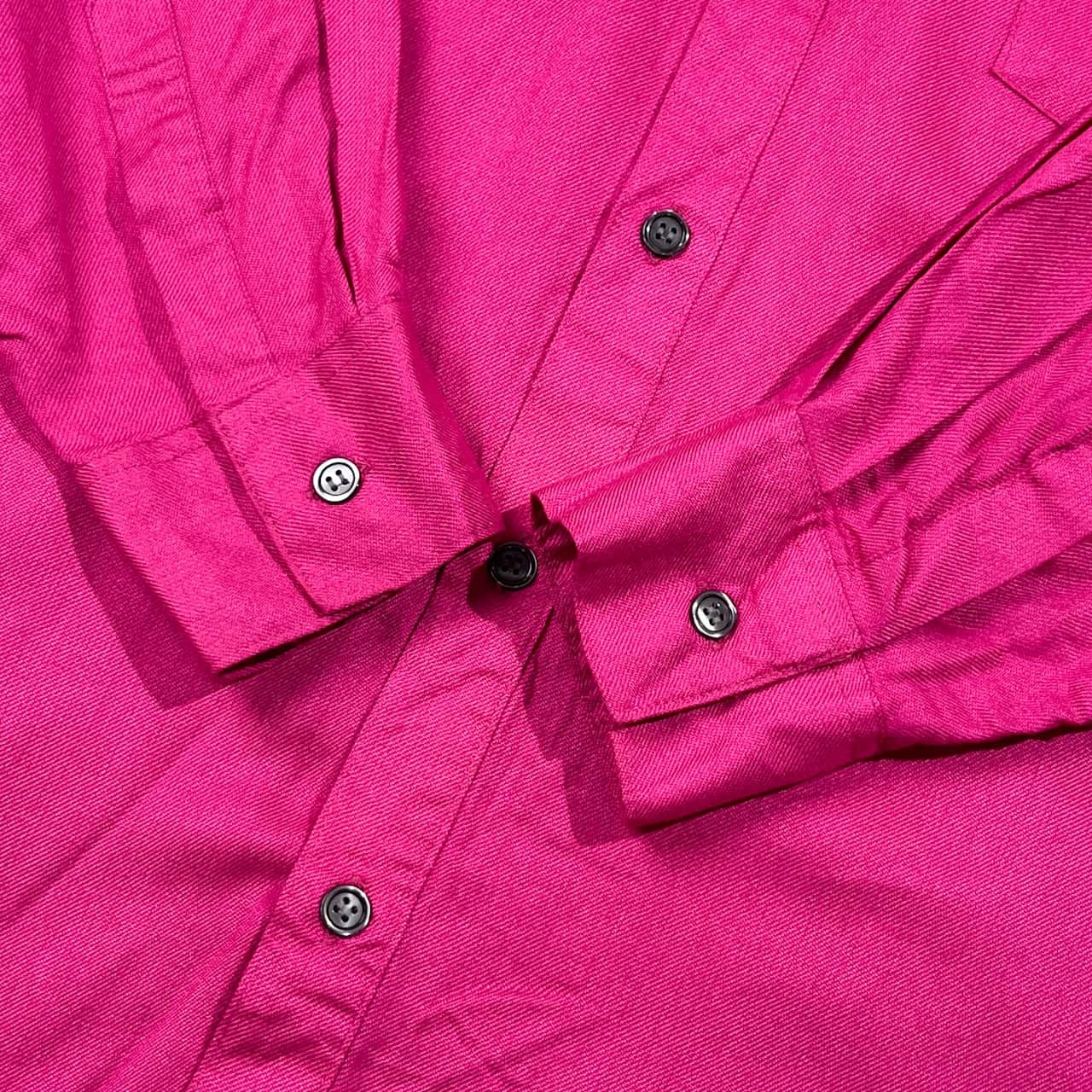 SACHIKO YAMAGUCHI サチコヤマグチ レーヨン 長袖シャツ F/マゼンタ系 メンズ