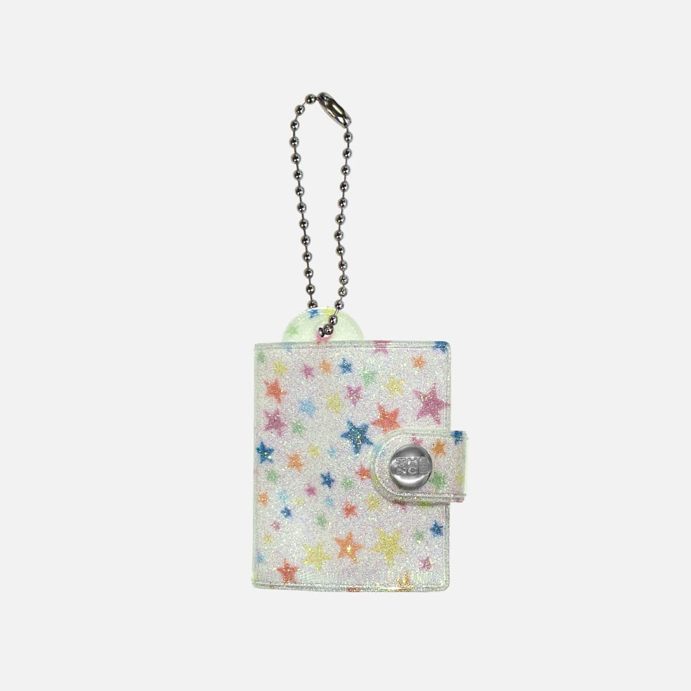 THENCE] Star ミニ アルバム キーホルダー（Glitter White） | moim