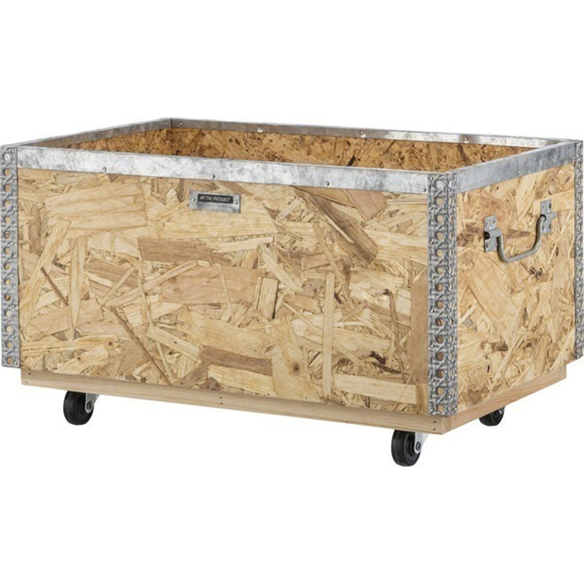 スタッキングボックスL キャスター付 LFS-172 スタッキング 積み重ね 取っ手 収納ボックス 収納箱 収納 整理 整頓 道具入れ インテリア リビング ダイニング アウトドア キャンプ ガレージ Lサイズ