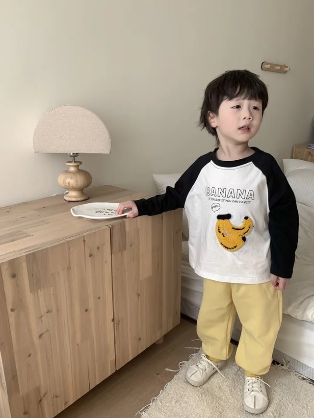 【取寄】ふわもこワッペンが可愛くて遊び心満載なラグランT