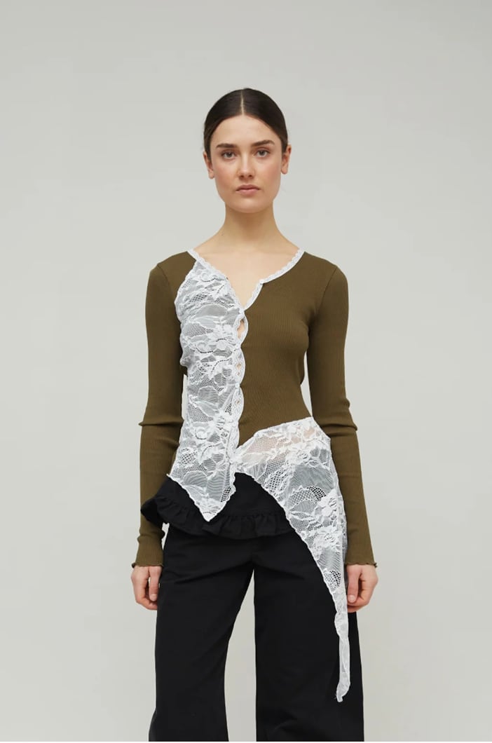 CONSTANZA SEAMLESS TOP - OLIVE/ OperaSPORT