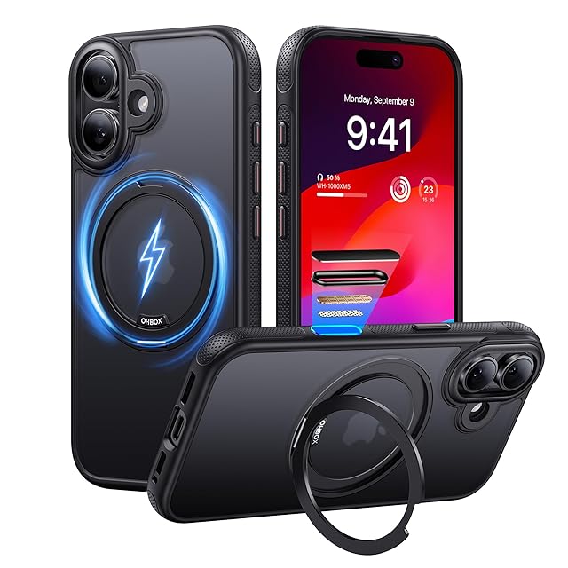 NIANGUO【ロック機能付き・自動ポップアップボタン】 iPhone16e 用