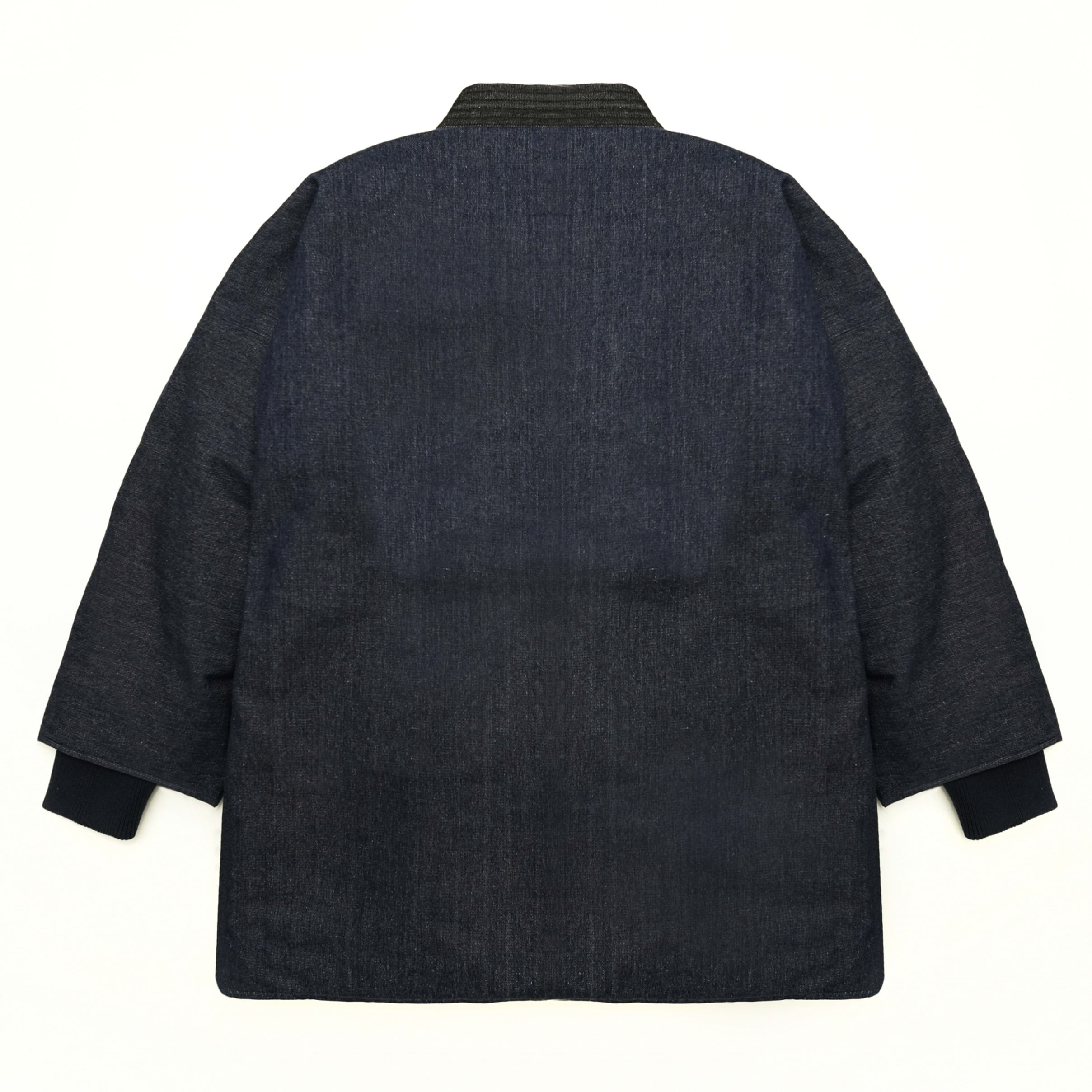 寒風寒波上等デニム半纏（ハンテン）NAVY×BLACK Editions | Godisru