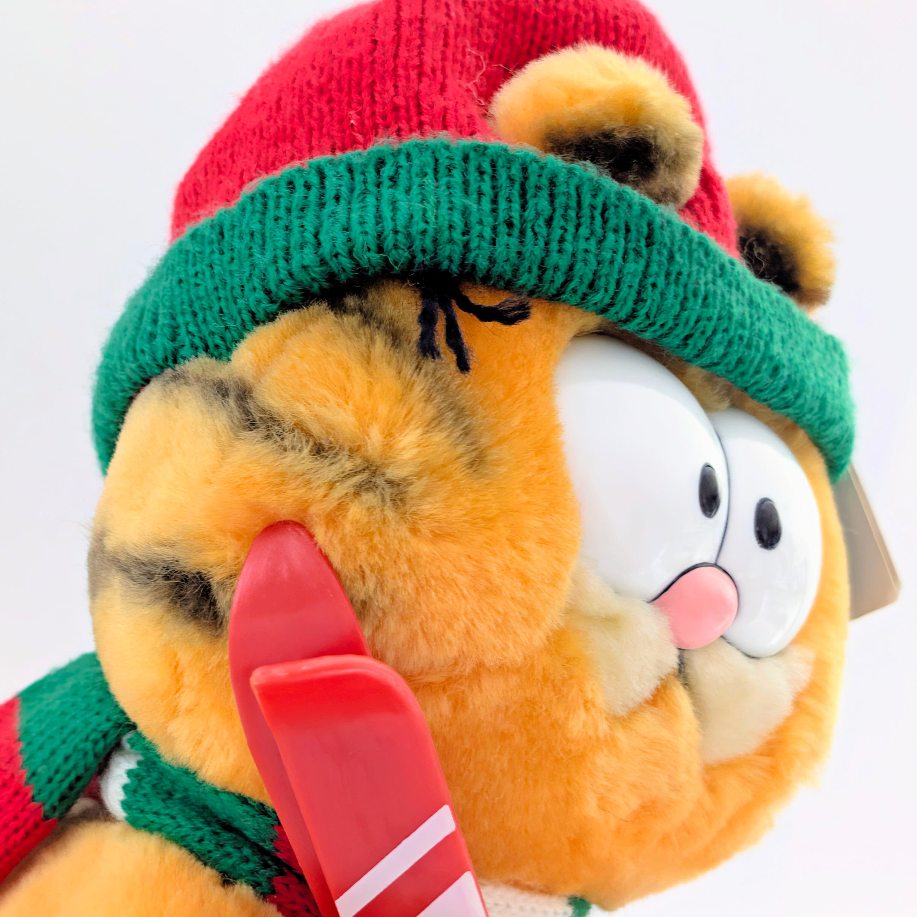 ☆ VINTAGE 1980年代初期 ☆【 Garfield ( ガーフィールド ) 】『 Garfield Skier スキーヤー 』ぬいぐるみ プラッシュ plush 1980年代年製 〚アメリカン雑貨 アメトイ〛